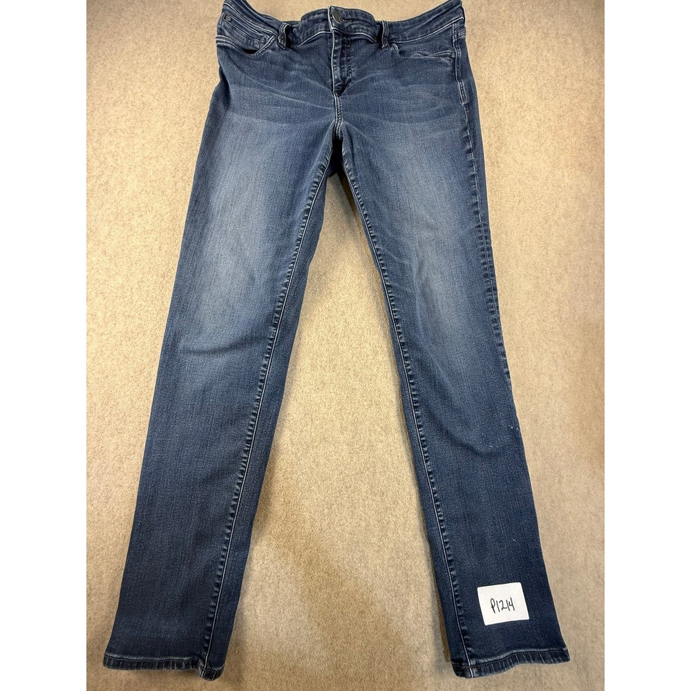 Kut from the Kloth Diana Skinny Jeans Womens 16 Blue Denim Medium Wash Stretch